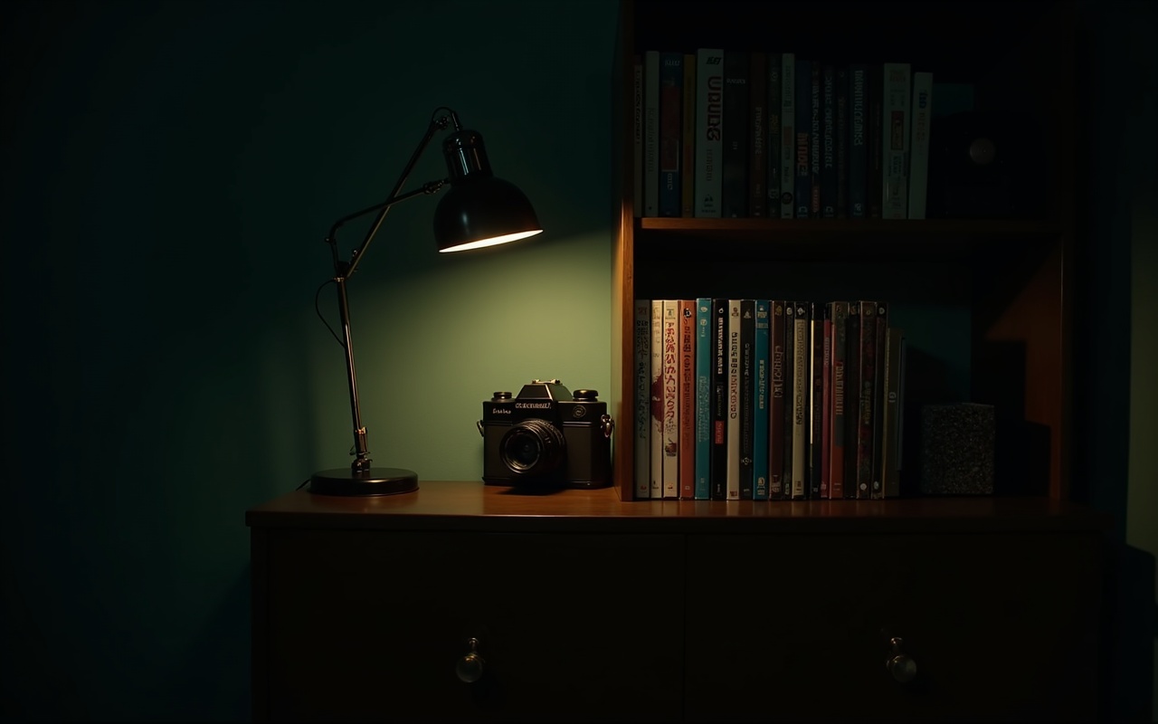 A collector's shelf